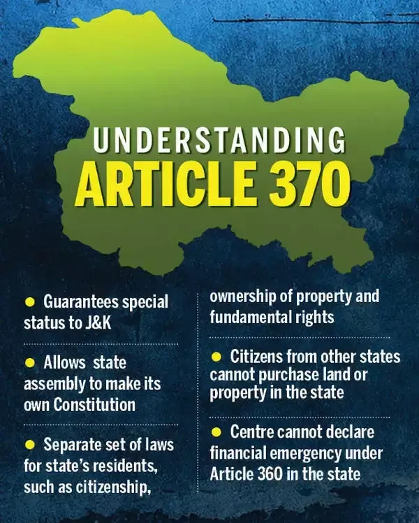 Cinematic poster showcasing the emotional journey of 'Article 370,' a film about its historical revocation.