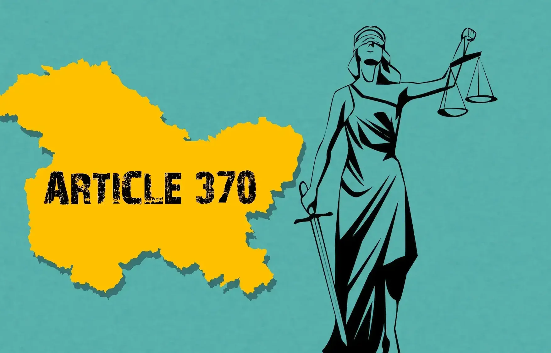 Article 370 movie: Dramatic scene from 'Article 370' depicting a pivotal moment between Shabir and Aisha amidst political turmoil.