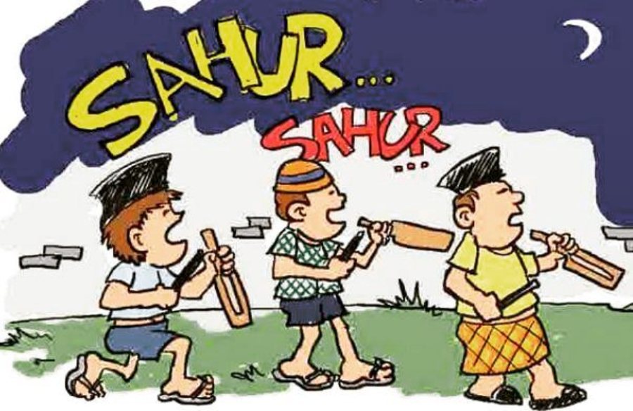 Tradisi Bangunin Sahur