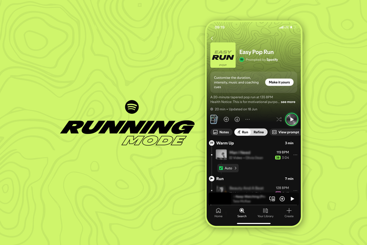 Spotify Rilis Mode Lari